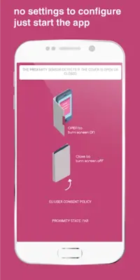 Smart flipbook case on-off 2021 android App screenshot 0